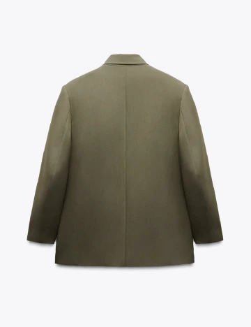 Sacou Oversize Zara, kaki