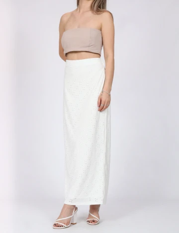 Fusta Vero Moda, alb