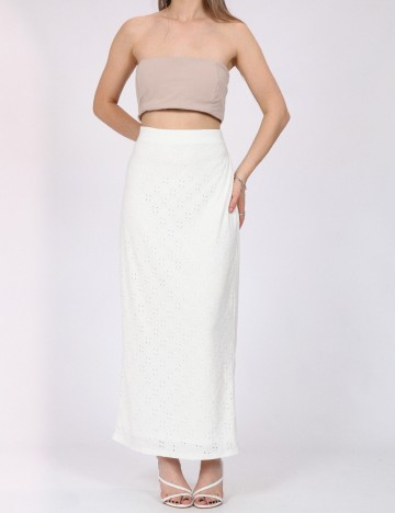 
						Fusta Vero Moda, alb