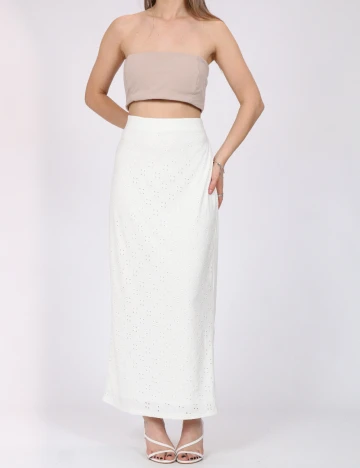 Fusta Vero Moda, alb