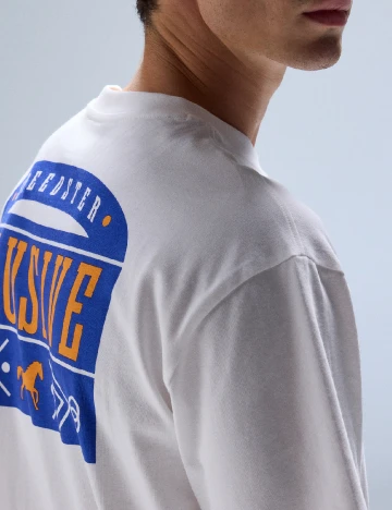 Tricou Reserved, alb