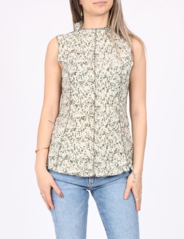 
						Maiou Vero Moda, bej/verde