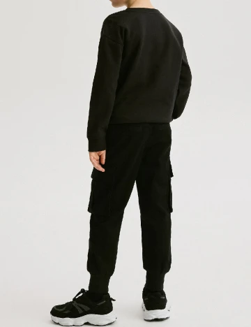 Pantaloni Reserved, negru