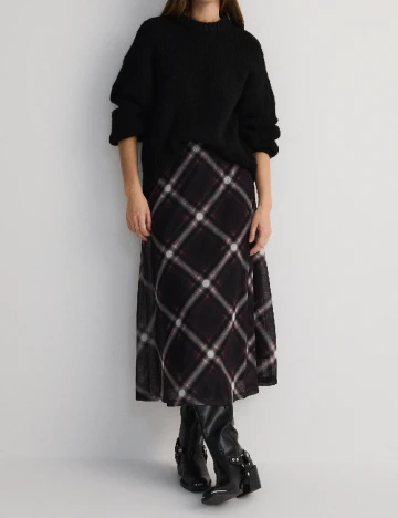 Fusta Reserved, negru Negru