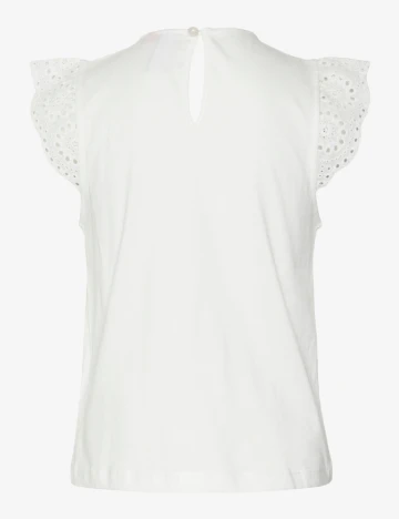 Maiou Vero Moda Kids, alb Alb