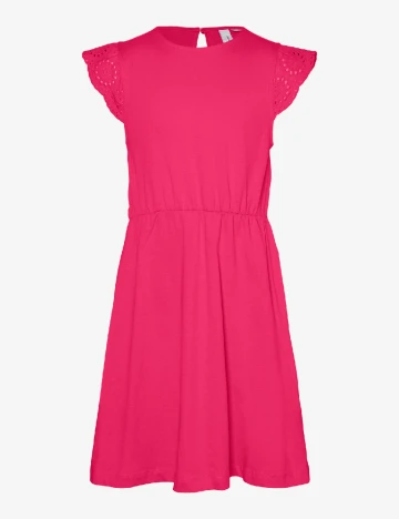 Rochie Vero Moda Kids, roz