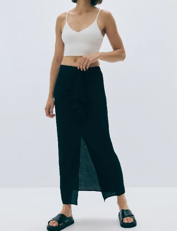 Fusta Reserved, negru Negru