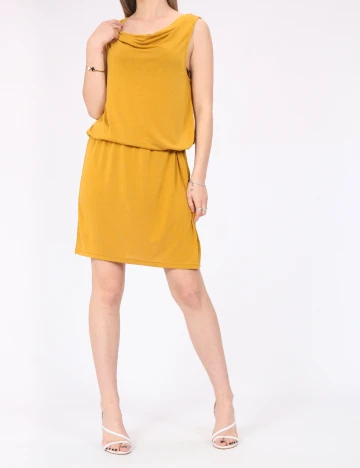 Rochie medie Vero Moda, galben
