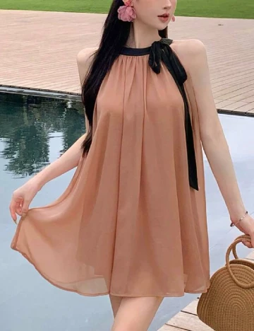 Rochie scurta Dazy, roz Roz