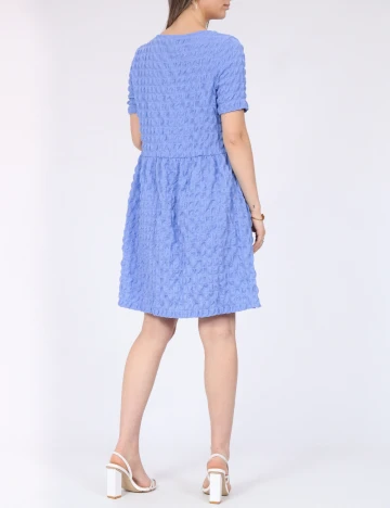 Rochie scurta Pieces, albastru