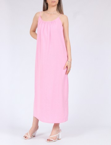 Rochie medie Pieces, roz
