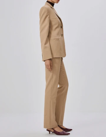 Pantaloni Reserved, maro deschis