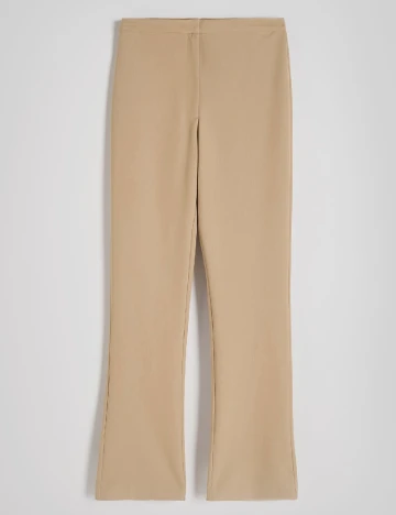 Pantaloni Reserved, maro deschis
