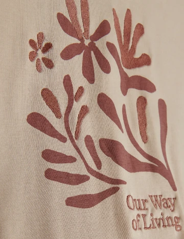 Tricou Reserved, crem