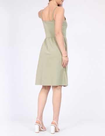 Rochie scurta Pieces, verde