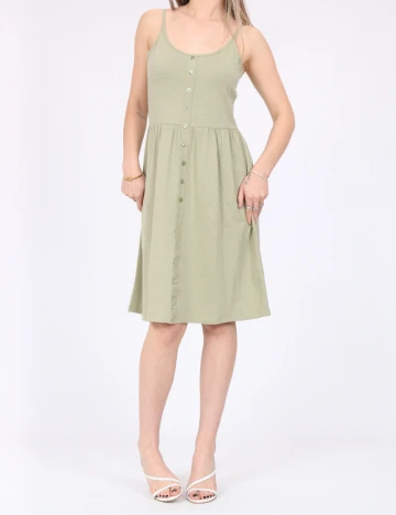 Rochie scurta Pieces, verde
