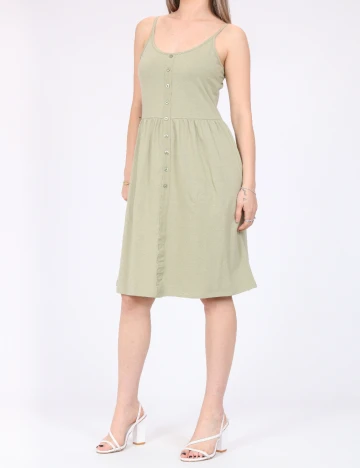 Rochie scurta Pieces, verde