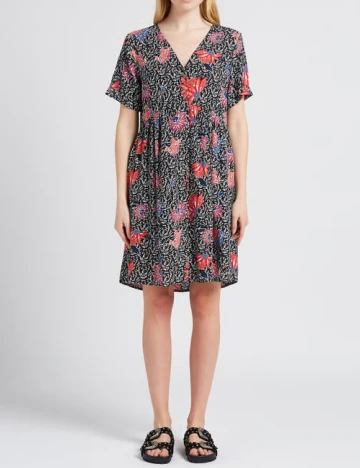 Rochie scurta Pieces, negru