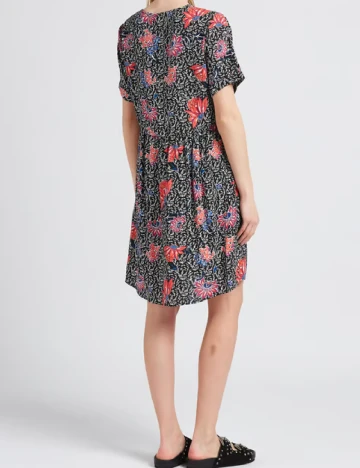 Rochie scurta Pieces, negru