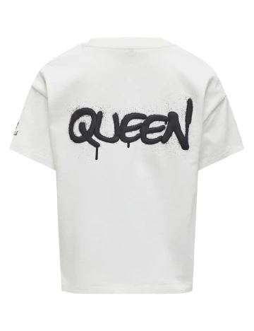 Tricou Kids Only, alb Alb