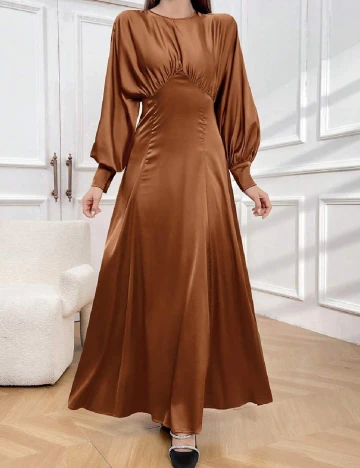 Rochie lunga SHEIN, maro