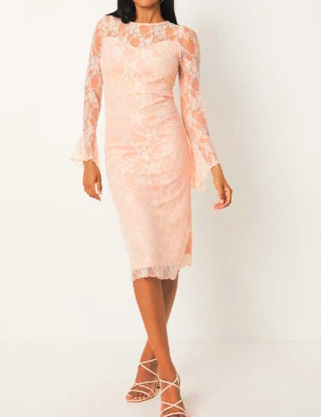 Rochie medie Coast, roz Roz
