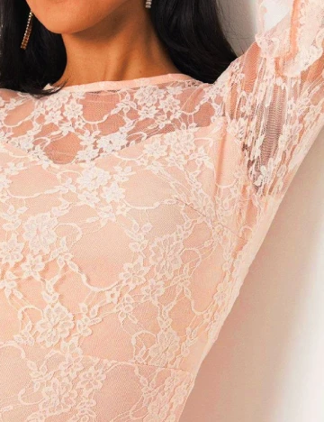 Rochie medie Coast, roz Roz