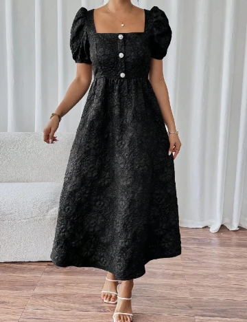 Rochie medie SHEIN, negru Negru