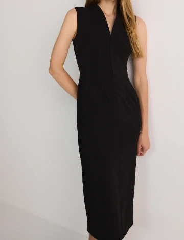 Rochie medie Reserved, negru Negru