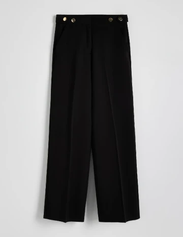 Pantaloni Reserved, negru