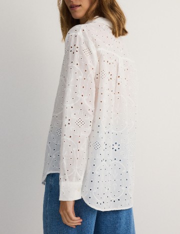 Camasa Oversize Reserved, alb