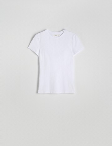 Tricou Reserved, alb