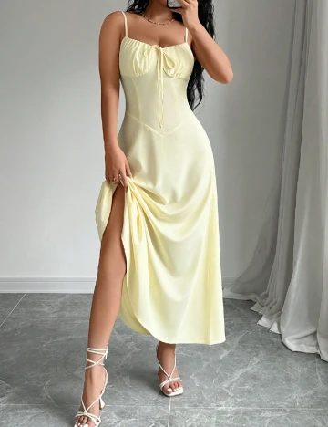 Rochie medie SHEIN, galben Galben