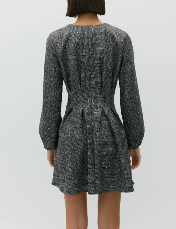 Rochie scurta Reserved, gri Gri