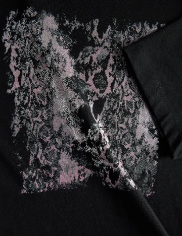 Tricou Reserved, negru