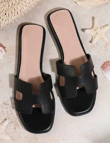 Slapi SHEIN, negru