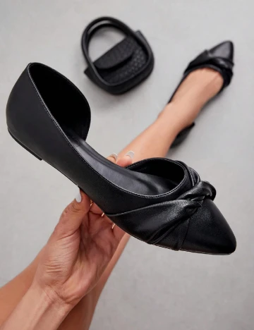 Balerini SHEIN, negru Negru