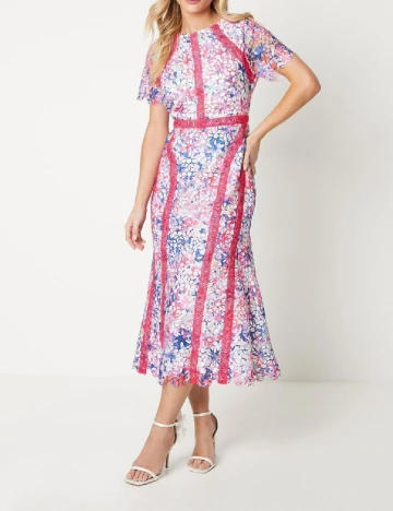 Rochie medie Coast, roz Roz
