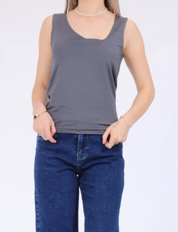 Top Vero Moda, gri petrol Gri