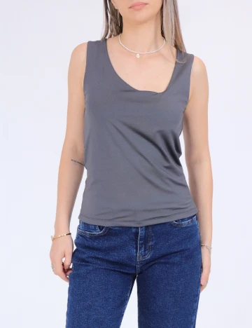 Top Vero Moda, gri petrol Gri