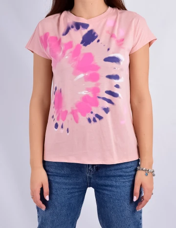 Tricou Jacqueline de Yong, roz, S