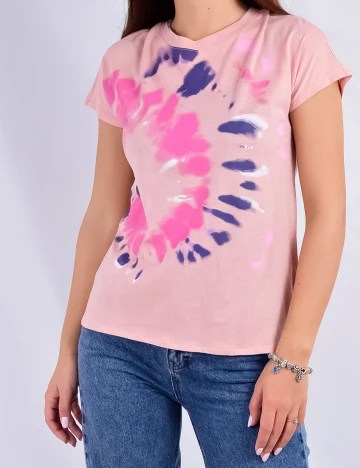 Tricou Jacqueline de Yong, roz, S