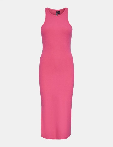 Rochie medie Pieces, roz