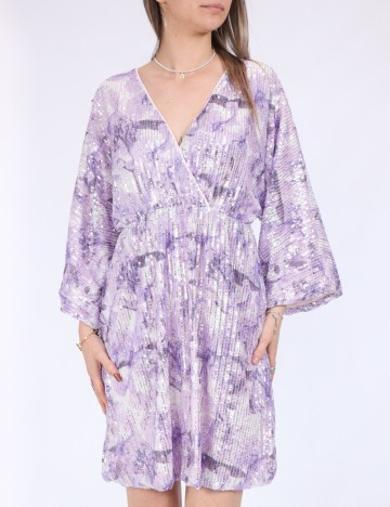 Rochie scurta Pieces, mov