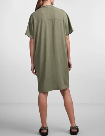 Rochie scurta Pieces, verde