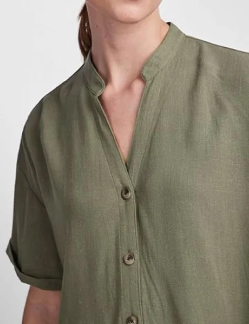Rochie scurta Pieces, verde