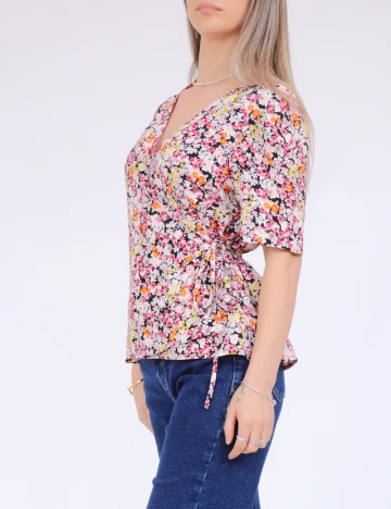 Bluza Pieces, floral print