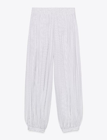 Pantaloni Zara, alb