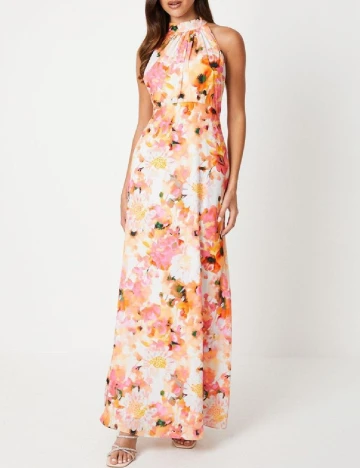 Rochie lunga Coast, floral Floral print