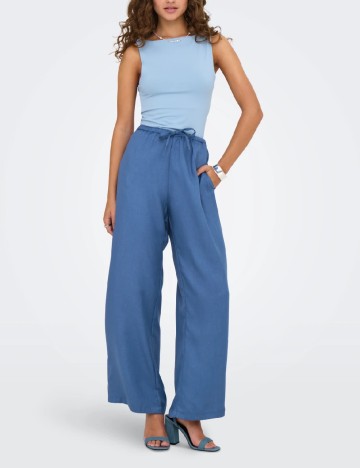 
						Pantaloni Only, albastru